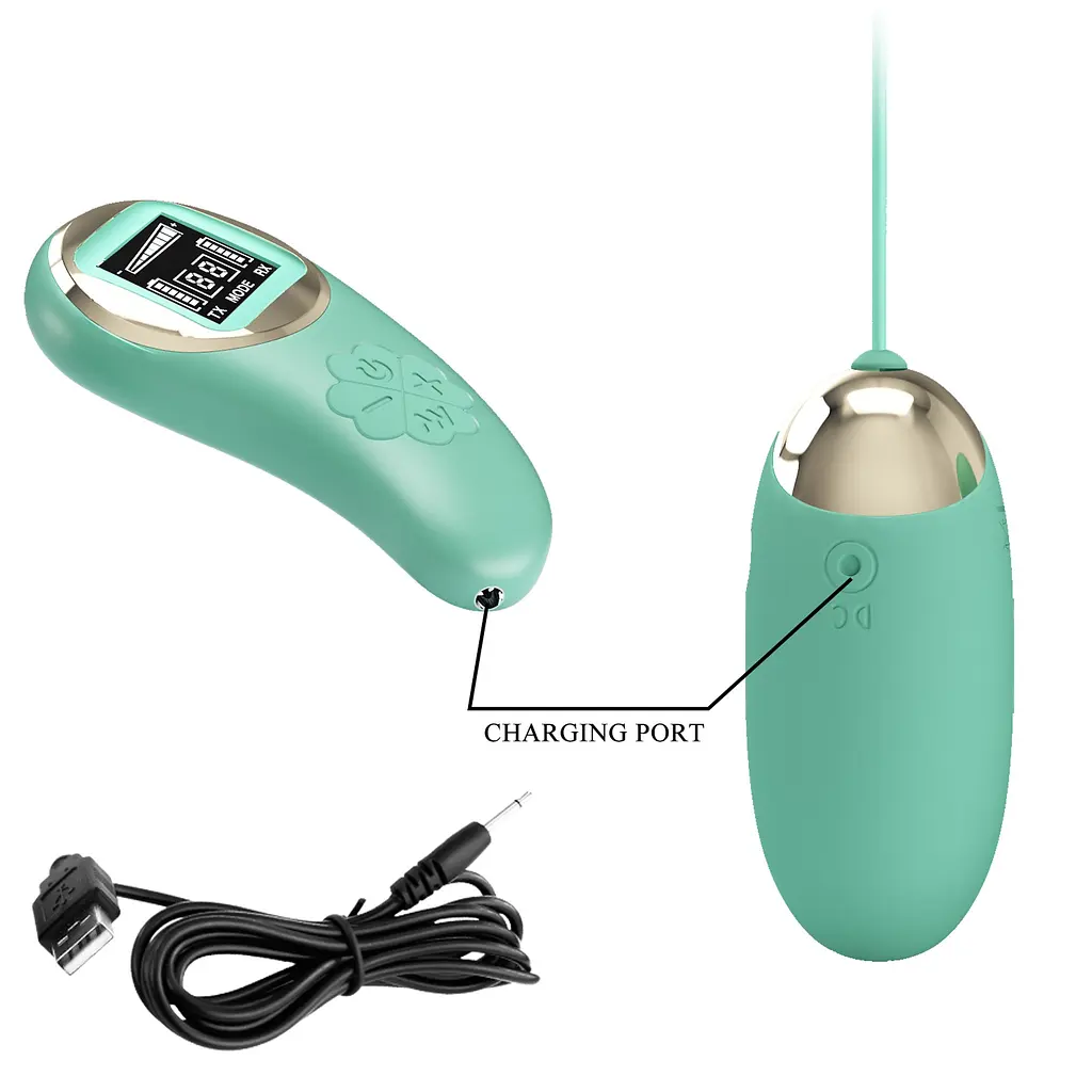 Віброяйце PRETTY LOVE Mina-10 vibration functions 9 speed levels, Wireless remote control PRETTY LOVE BI-014362W-LED-1 98597 - фото 5