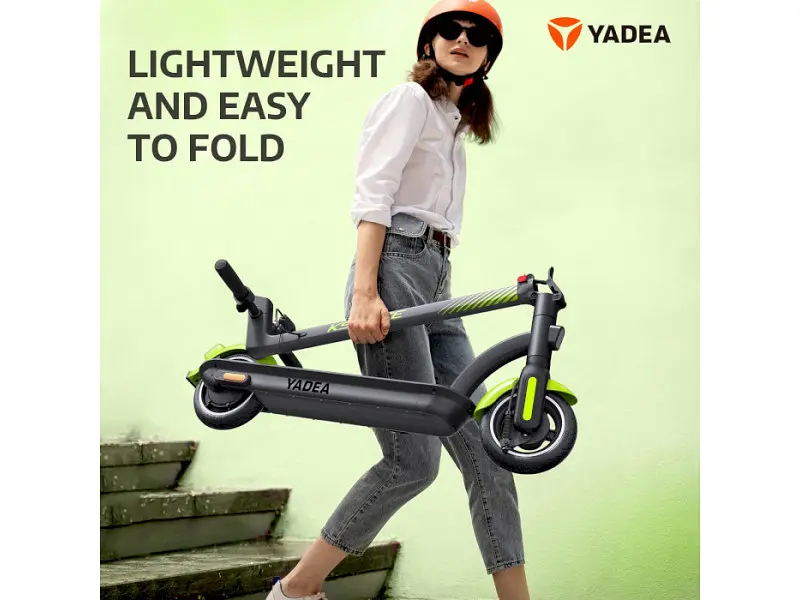 Електросамокат Yadea KS3 Lite Grey/Green (KS3liteGREY/GREEN) - фото 12