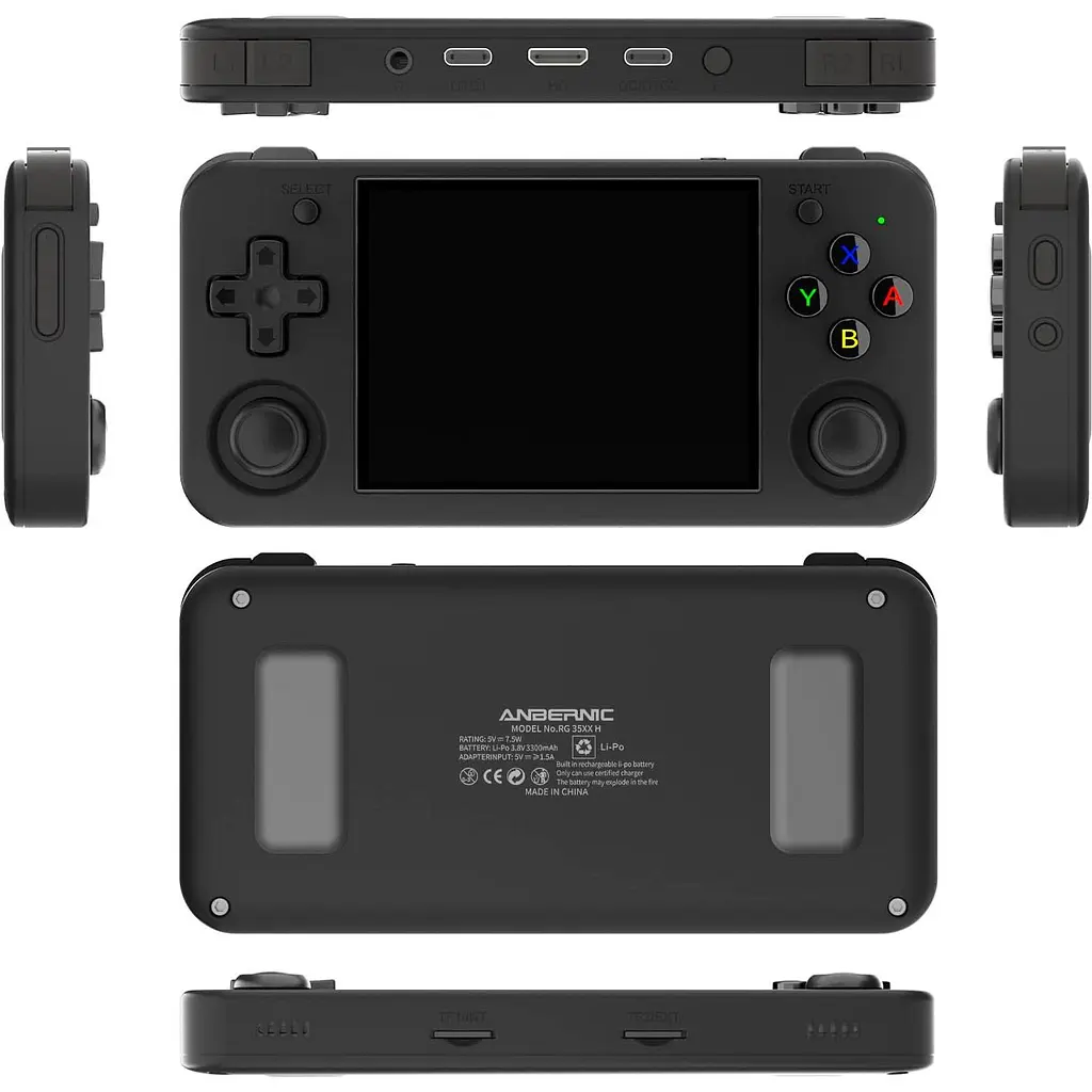 Ретро ігрова приставка Anbernic RG35XX H 64GB Black [102939] - фото 7