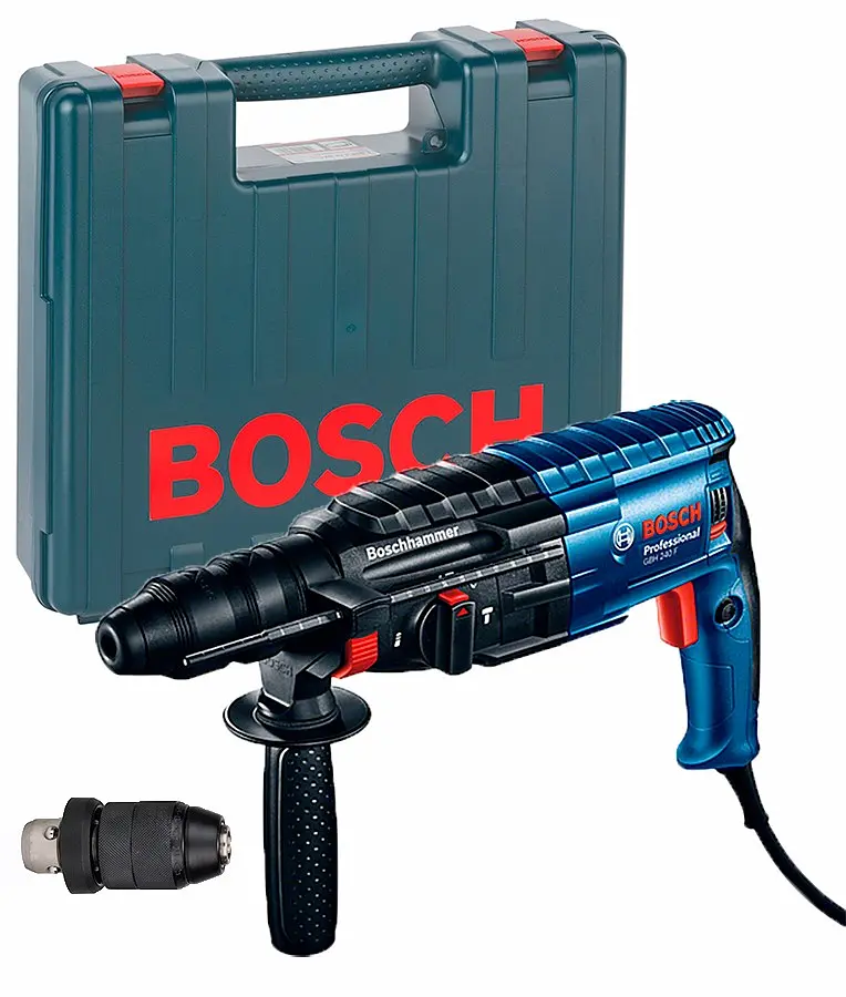 Перфоратор Bosch GBH 240 F Professional в чемодані з ШЗП