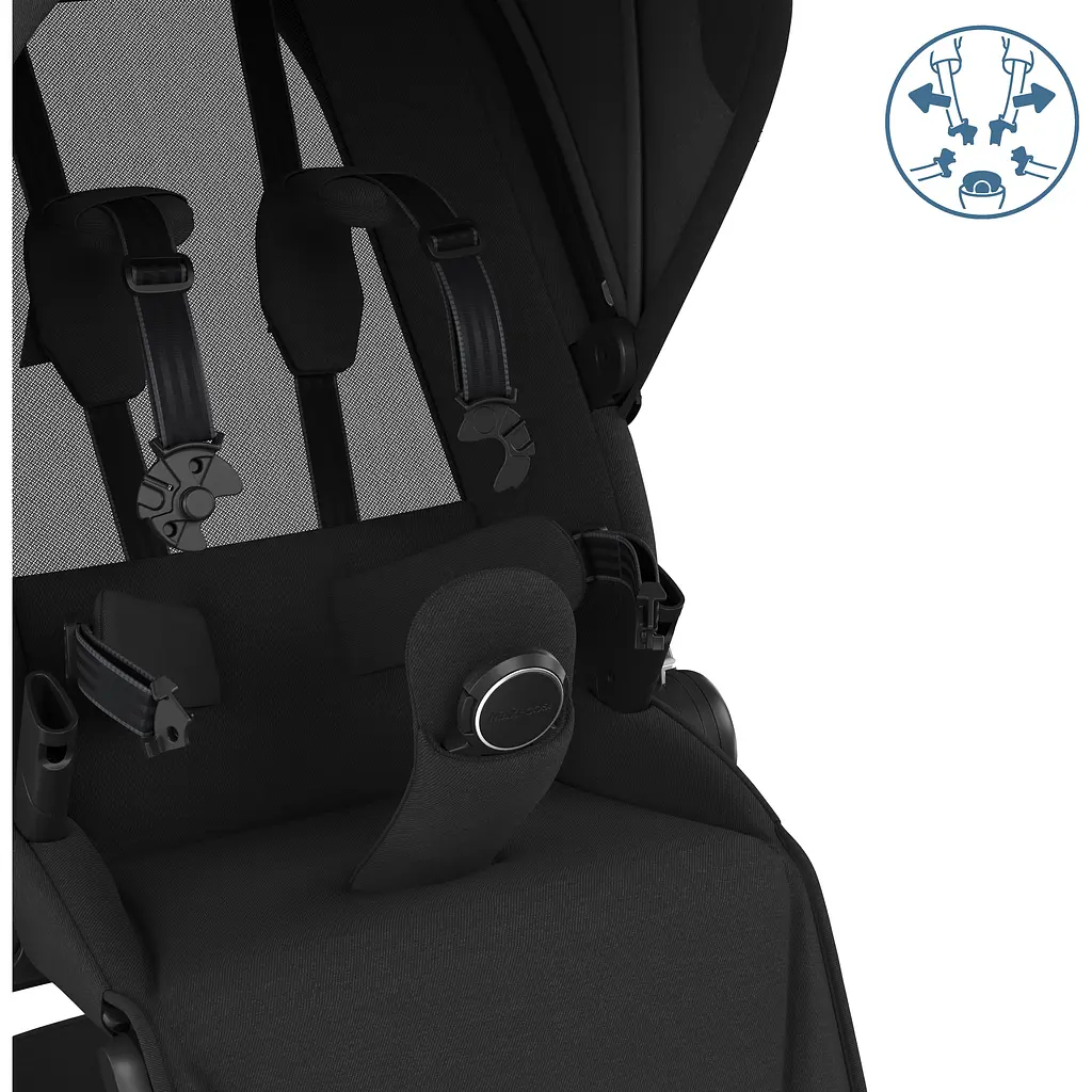 Коляска Maxi-Cosi Fame 2 в 1 Twillic Black - фото 11