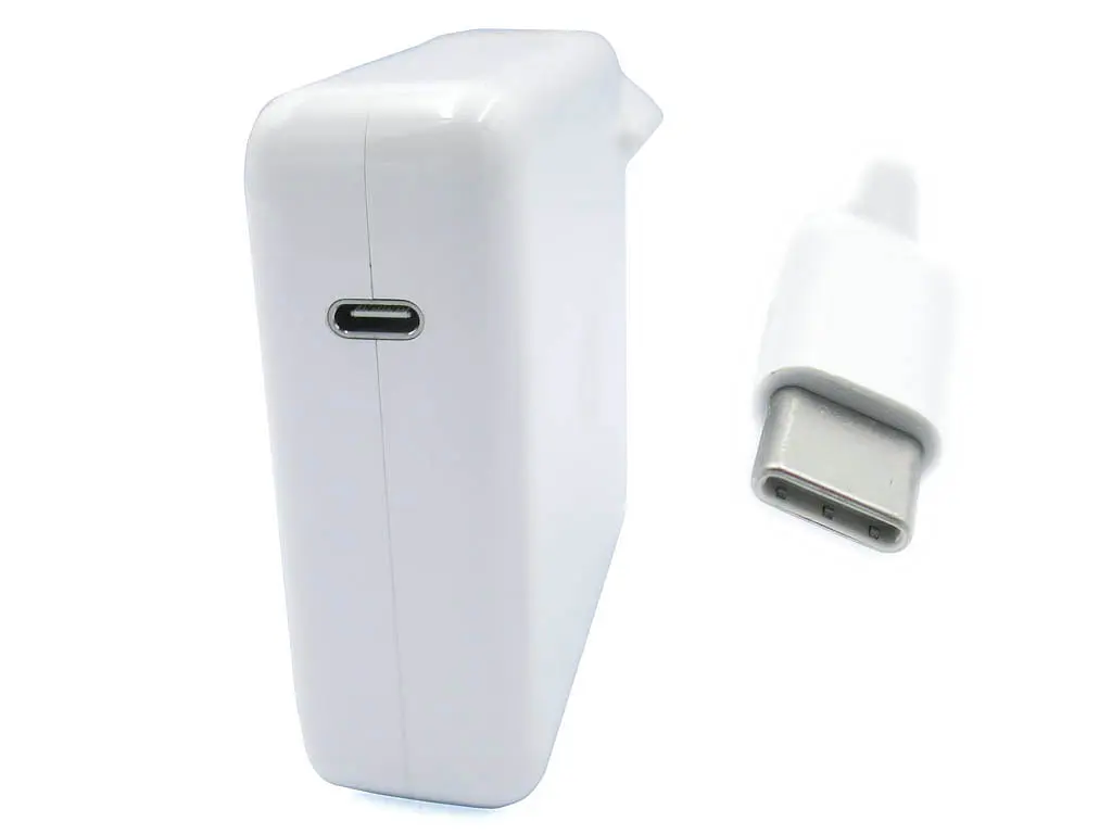 Зарядний пристрій для Apple 96W A2166 + Євро вилка + Type-C (USB-C) кабель Для Apple MacBook Pro A1706 A1707 A1708 A1989 A1990 - фото 2