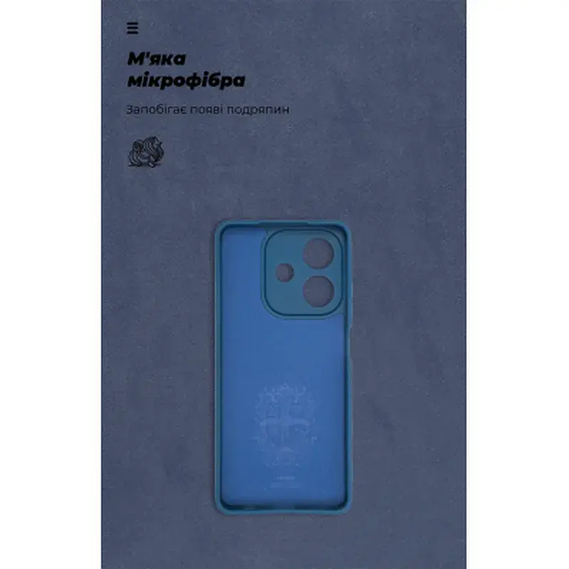 Чохол до мобільного телефона Armorstandart ICON OPPO A3 4G / A3x 4G / A40m 4G Camera cover Blue (ARM80884) - фото 4