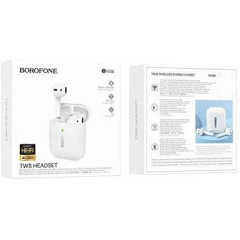 Навушники Borofone Joy True Wireless BT Headset BW38 чорні - фото 9