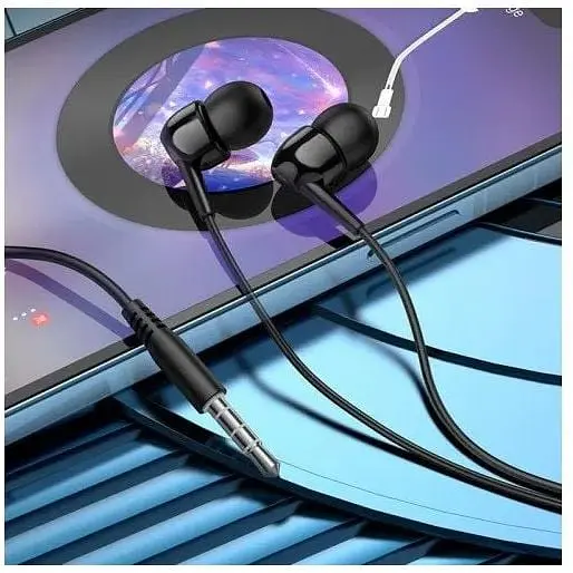 Навушники Hoco Celestial universal earphones with microphone M99 білі - фото 7