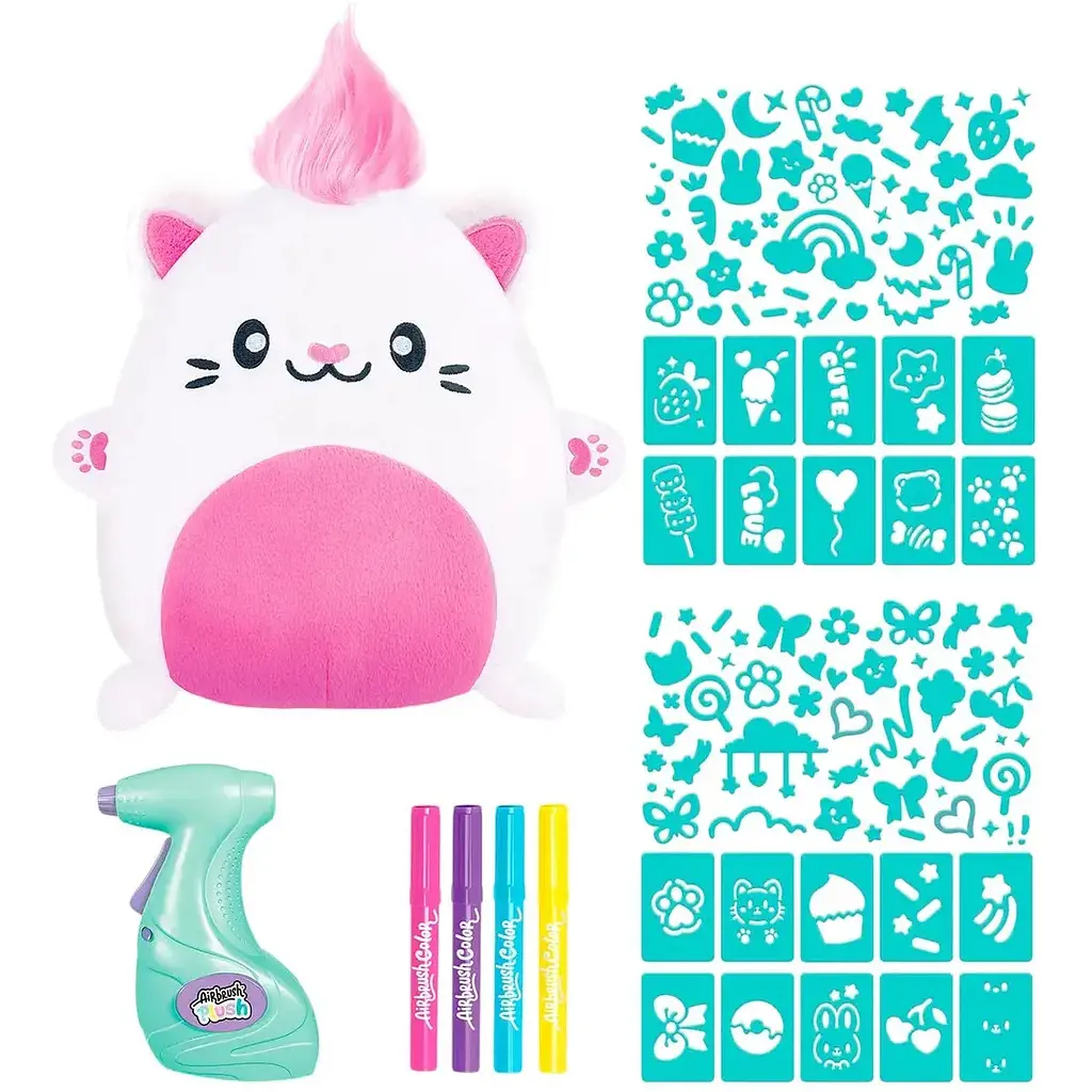 Набір для творчості Canal Toys Diy Airbrush Plush Kawaii Кошеня (AIR073) - фото 3