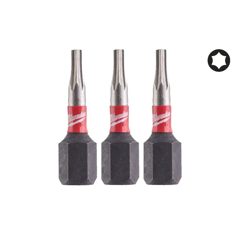 Біта SHOCKWAVE MILWAUKEE, TX8, 25мм, (3шт)