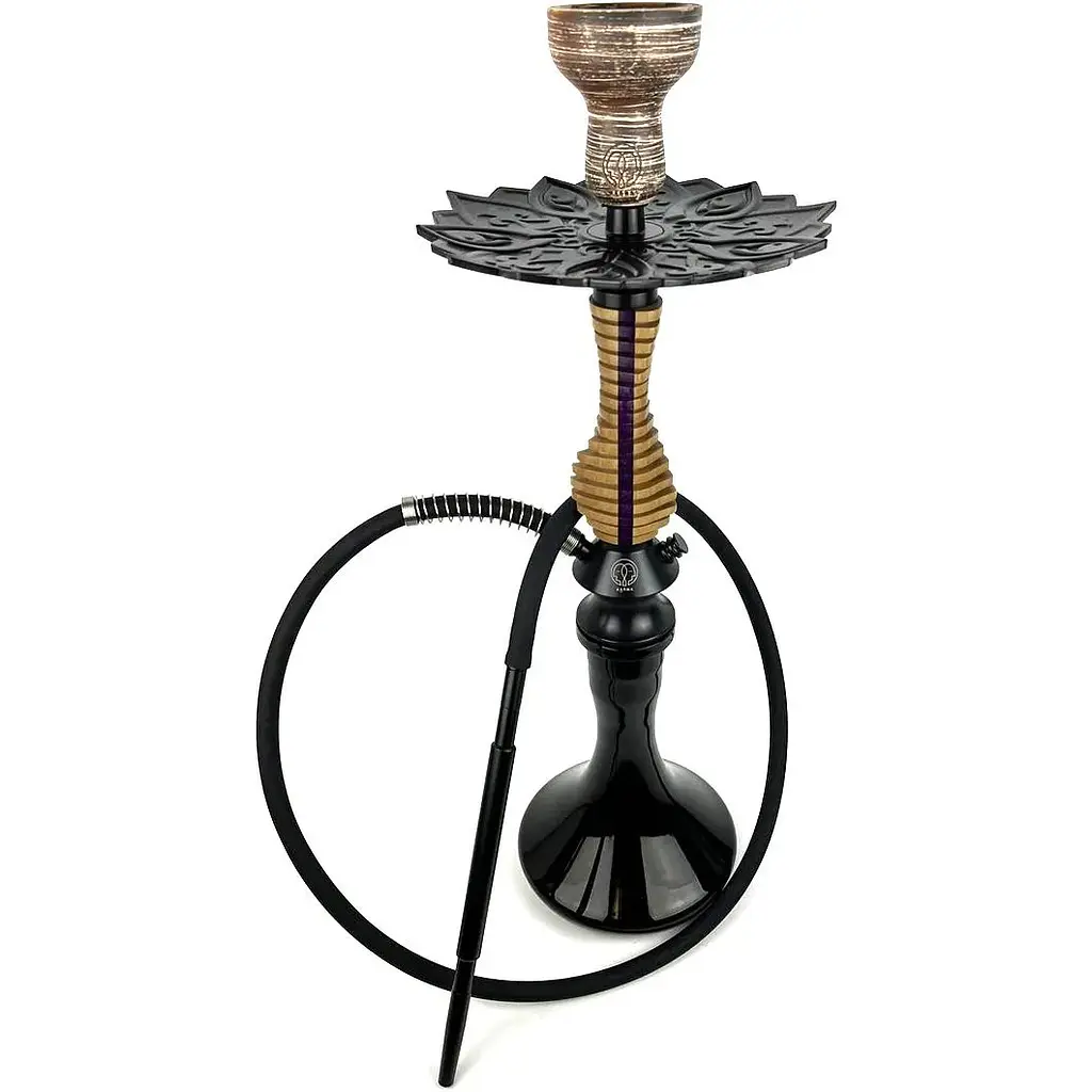 Кальян KARMA HOOKAH 3.0 Mini Line Violet (Craft Black) - фото 2