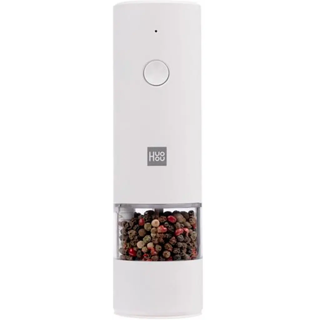 Подрібнювач солі та перцю HuoHou Electric Grinder Charging Type HU0201 White [129263] - фото 2