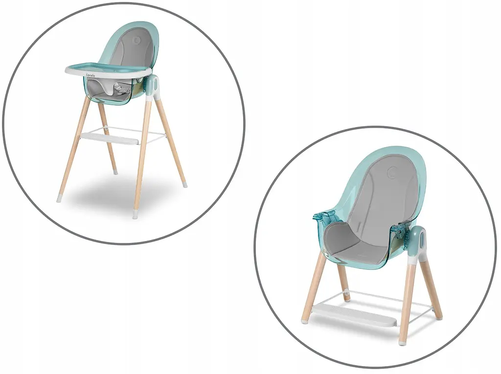 Стілець для годування 2в1 Lionelo Maya Green Turquoise - фото 6