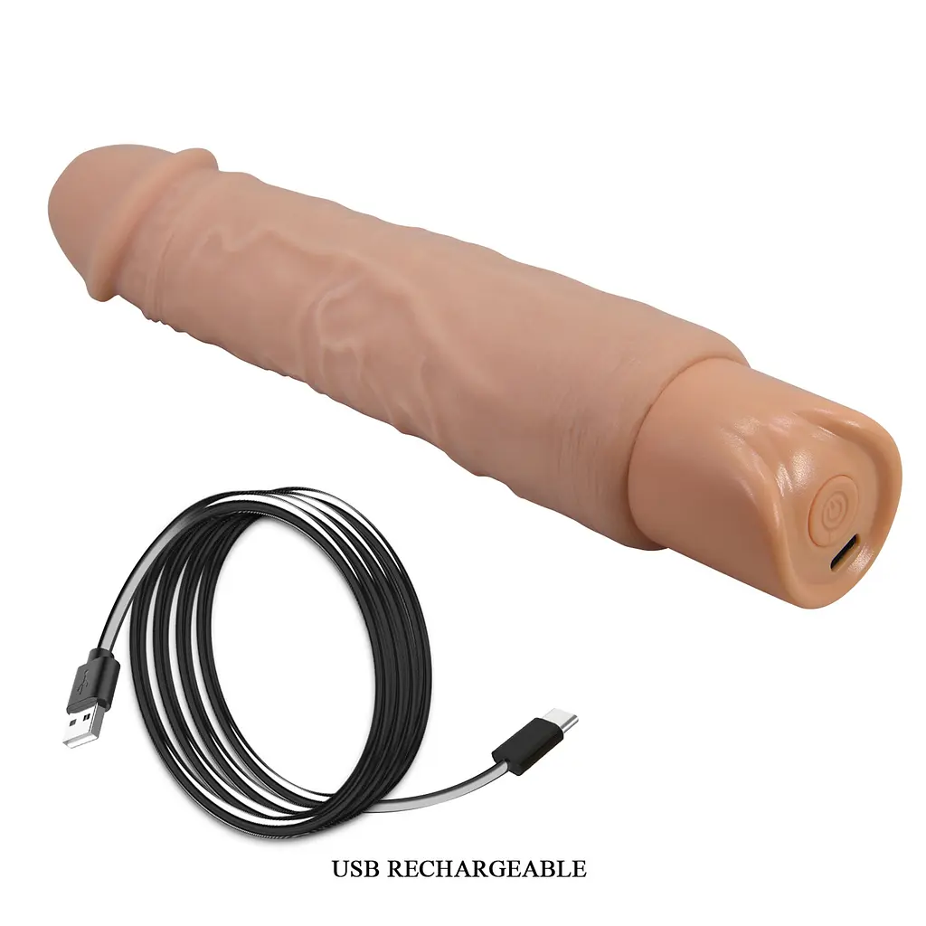 Вібратор Pretty Love Rufus Realistic Vibrating Dildo PRETTY LOVE BW-500082 103509 - фото 5