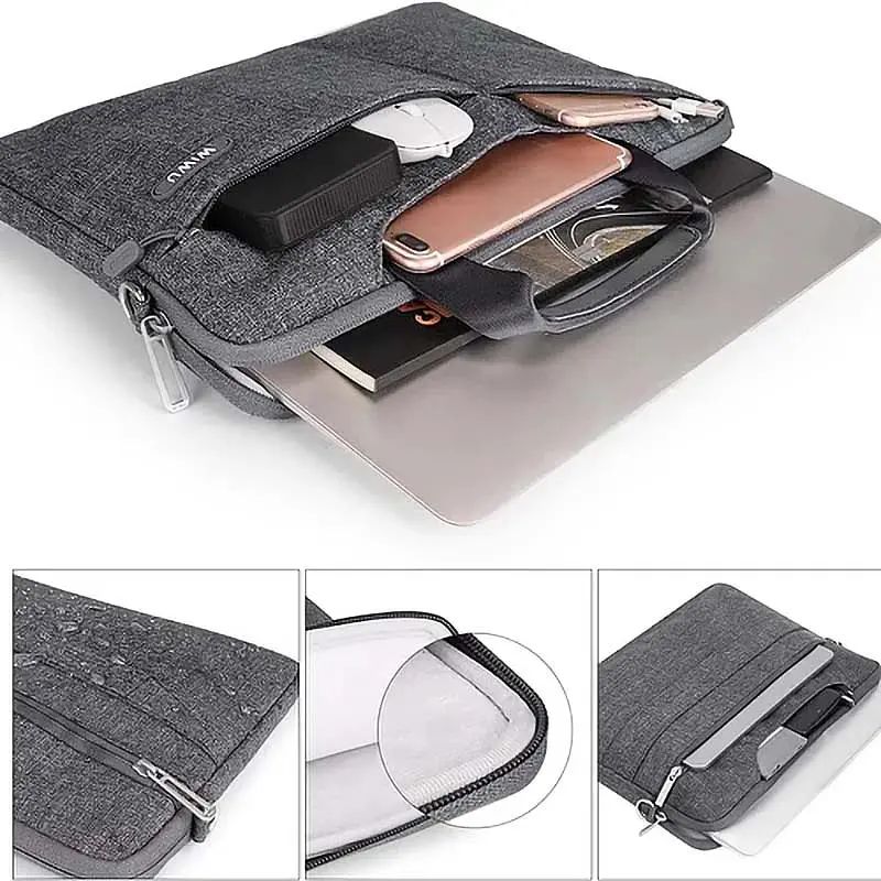 Сумка для ноутбуку WIWU City Commuter Bag 15.6 Grey - фото 3