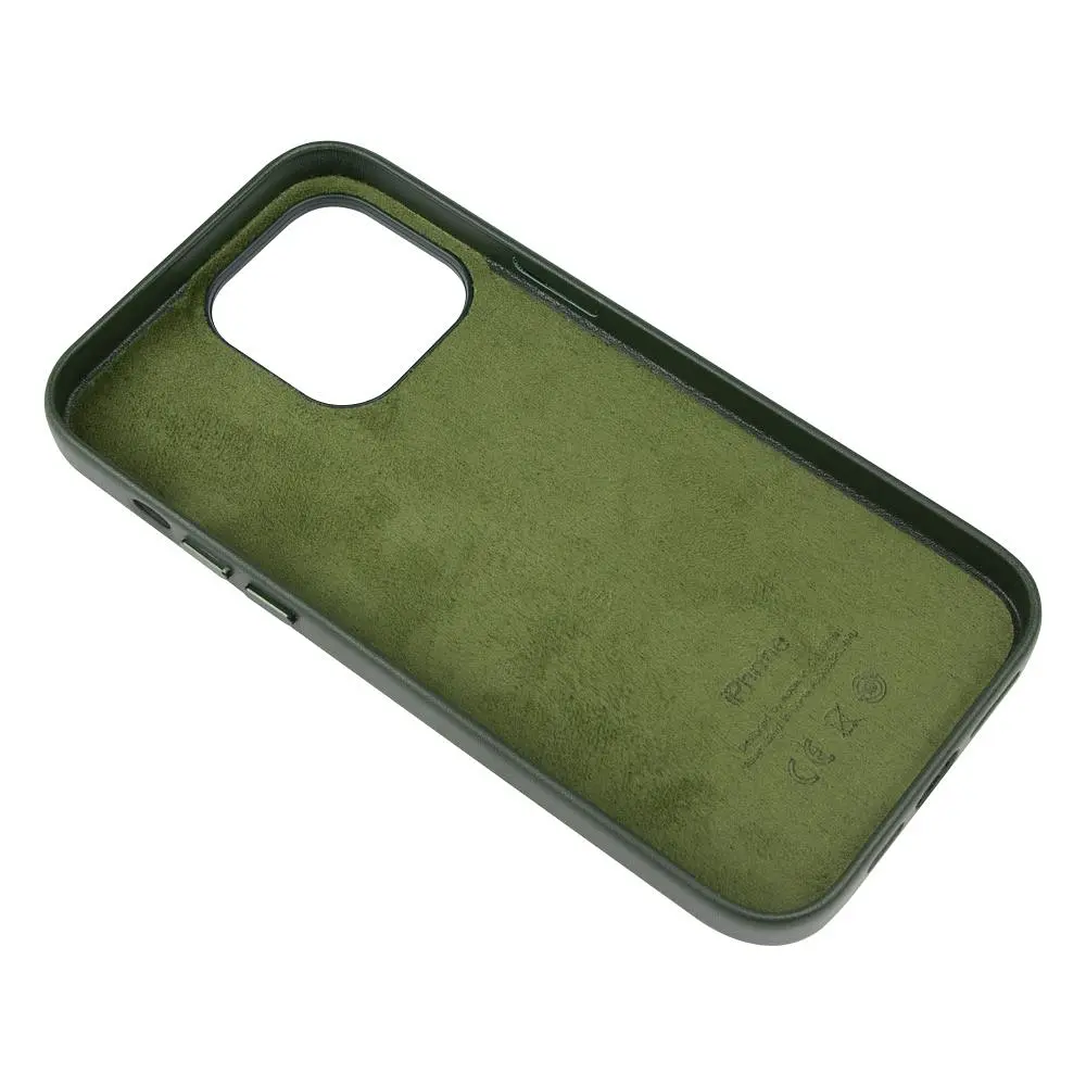 Чохол Leather Case для Apple iPhone 14 Pro Max Sequoia green - фото 2