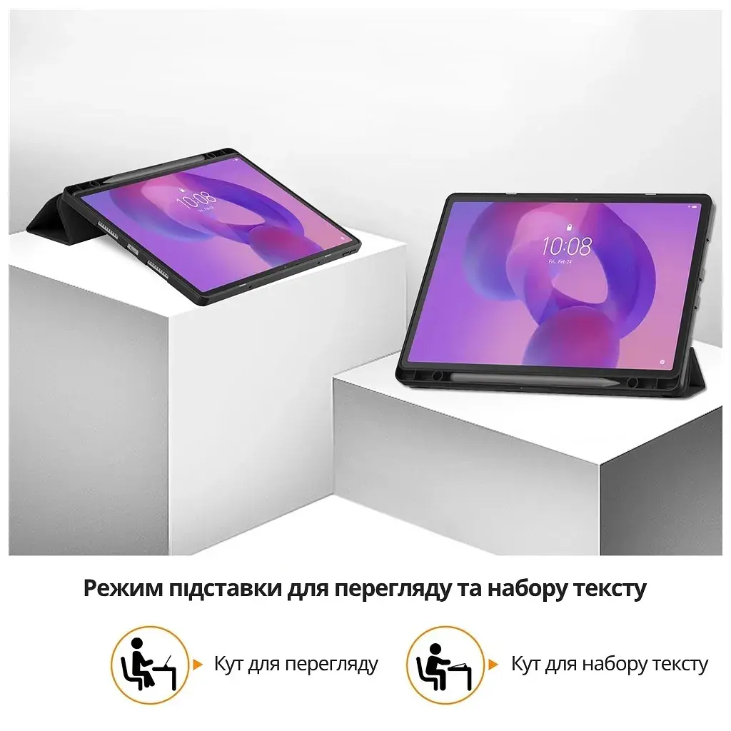 Чохол до планшета BeCover Flexible TPU Matte Lenovo Idea Tab Pro 12.7" Black (716144) - фото 9