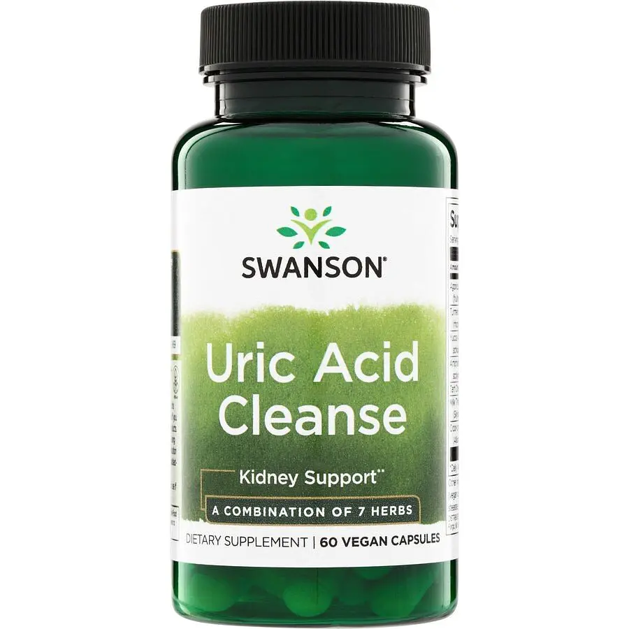 Рослинний комплекс Swanson Uric Acid Cleanse 60 вегакапсул