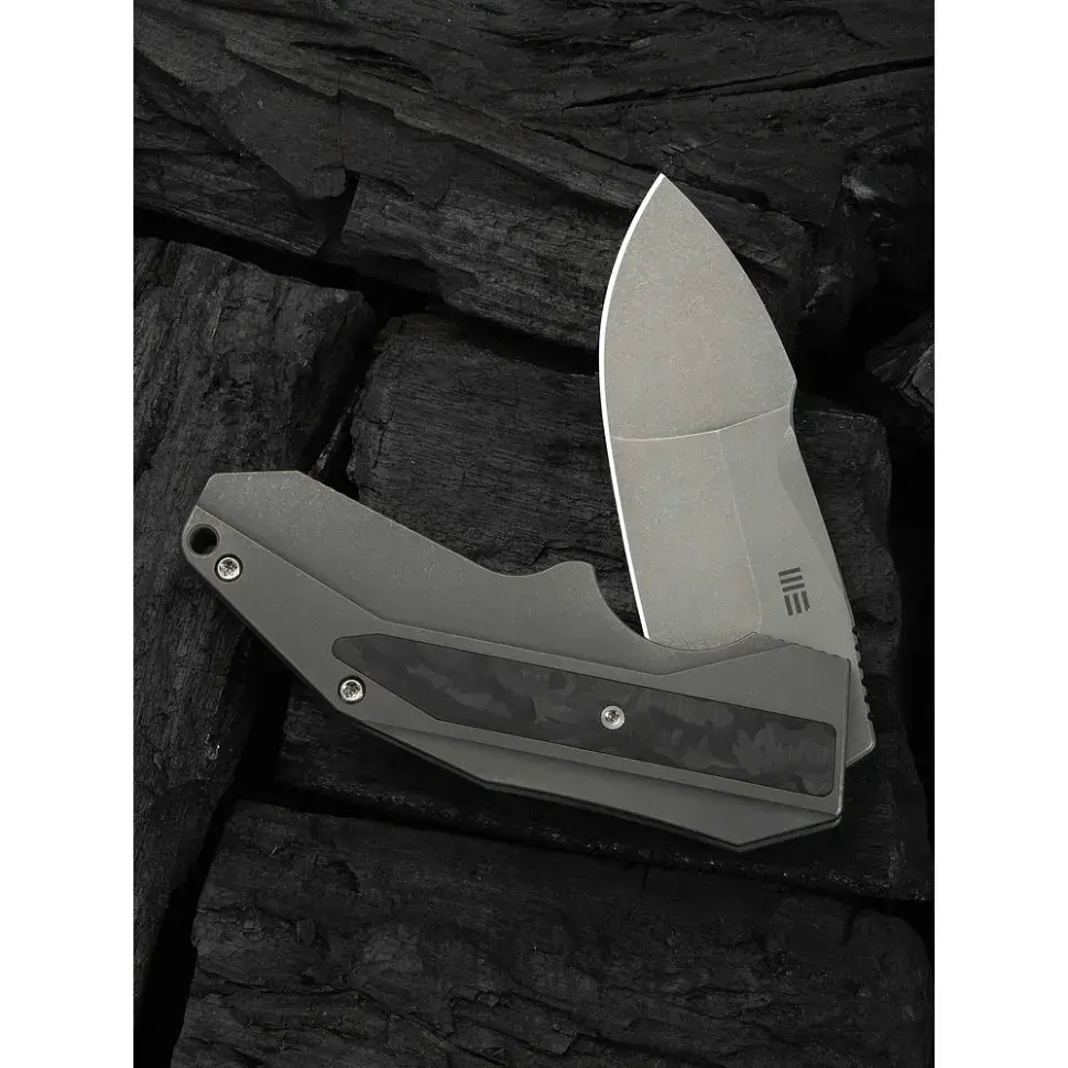 Ніж Weknife Coral, Stonewash, титан/Carbon Fiber (WE24044-2) - фото 12