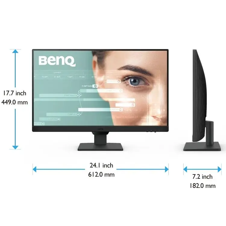 Монітор TFT 27" BenQ GW2790, IPS, 100Hz, 2xHDMI, DP, колонки, чорний (9H.LLTLJ.LBE) - фото 3