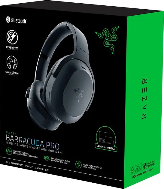 Наушники беспроводная гарнитура с микрофоном Razer Barracuda Pro (RZ04-03780100-R3M1) - фото 8