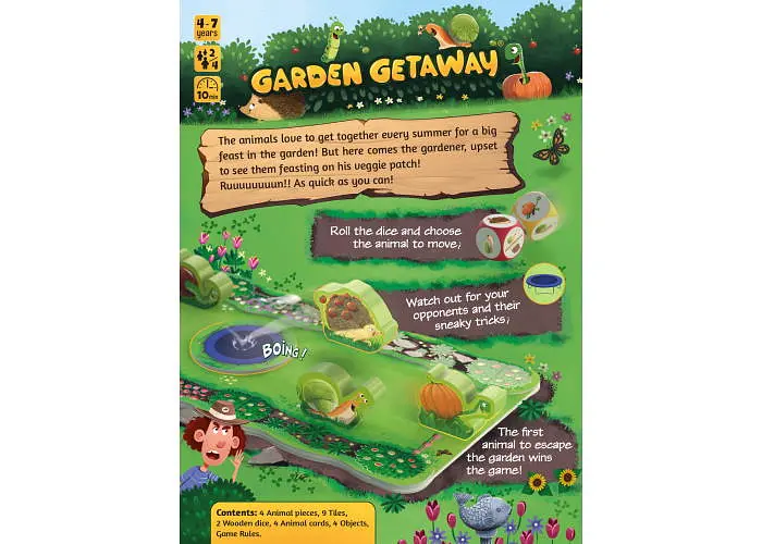 Настольная игра Gigamic Отдых в саду (Garden Getaway) (ВР_ВВС) - фото 3