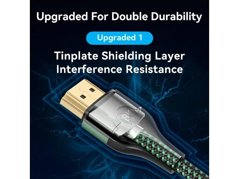 Кабель Vention HDMI to Micro HDMI V2.0 2.1m Black (AGKGH) - фото 9