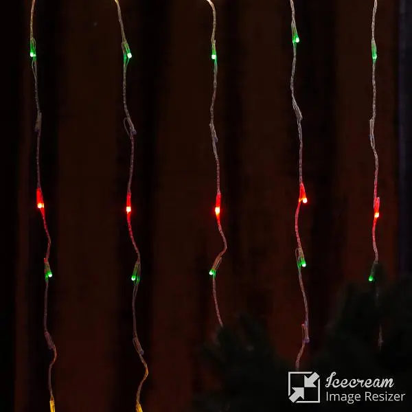 Гірлянда Водоспад 270 LED 3*3 метри, мультиколор - фото 9