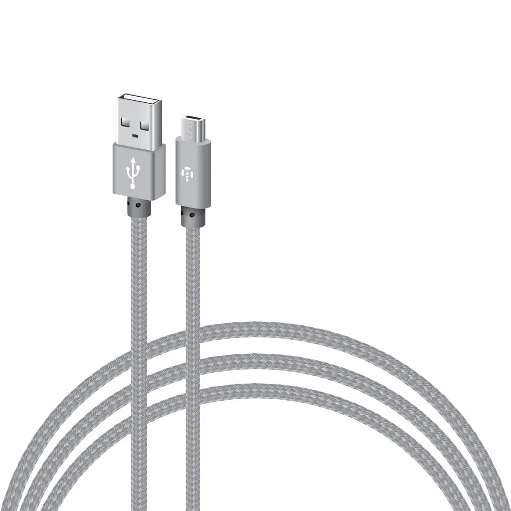 Кабель для передачи данных Intaleo CBGNYM2 USB 2.0 AM to Micro 5P 2.0 m grey (1283126477683)
