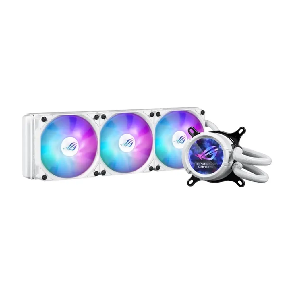 Система рідинного охолодження ASUS ROG Strix LC III 360 ARGB LCD White (90RC00W2-M0UAY0)