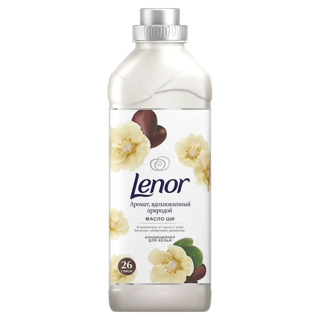 Кондиціонер для білизни Lenor Натхнення від природи Масло ши, 910 мл - фото 2