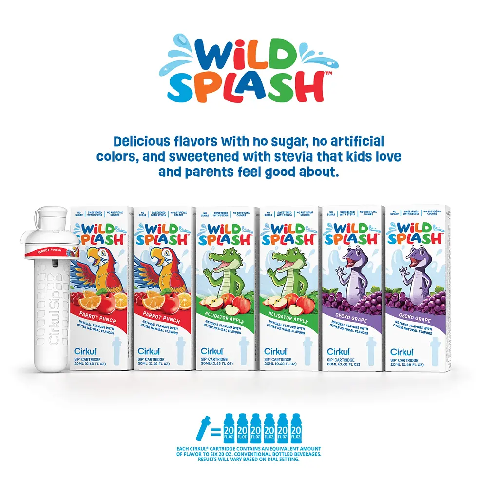 Набір картриджів для напоїв Cirkul Wild Splash Flavor Cartridge Variety Pack 6 шт - фото 3