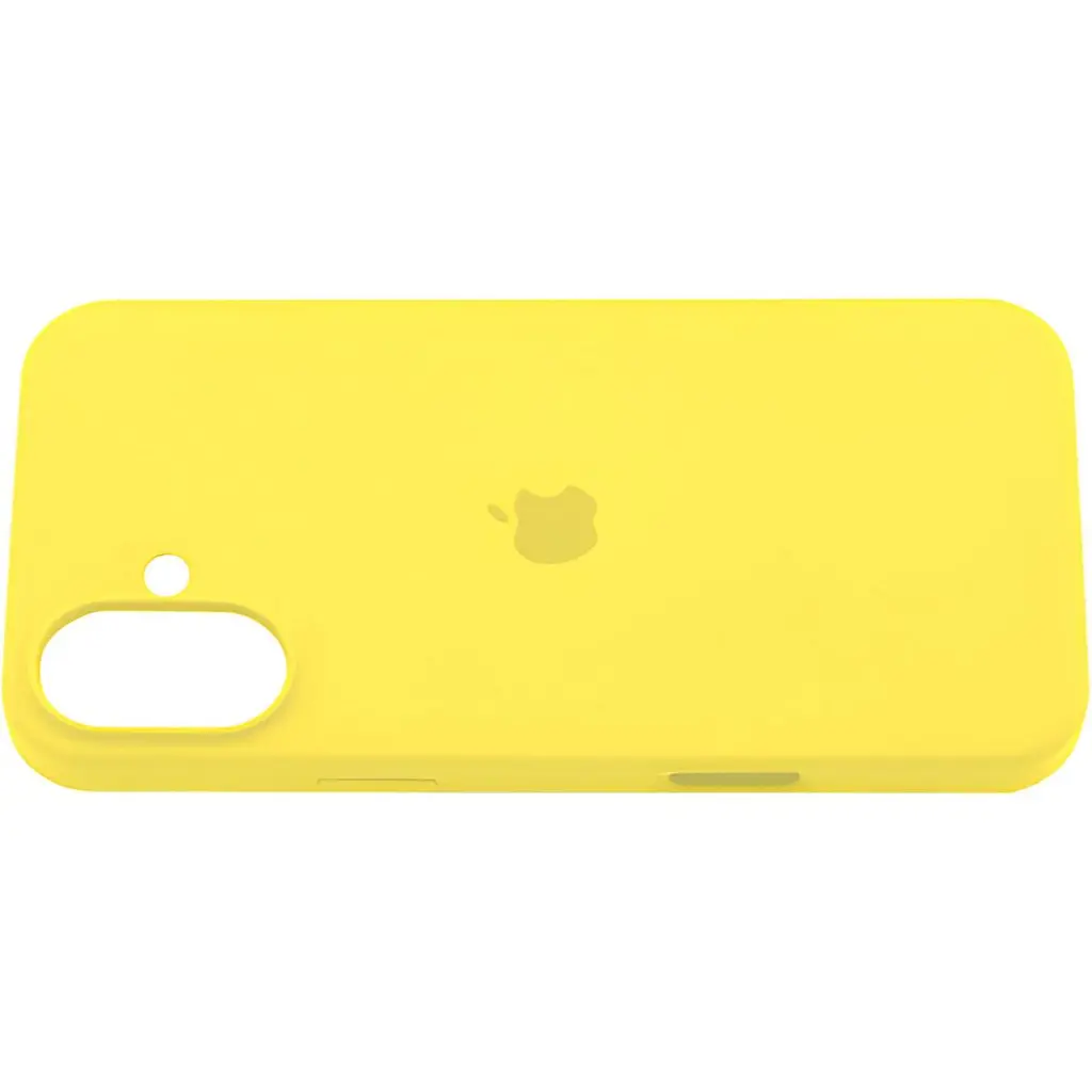 Чохол Silicone Case для Apple iPhone 16 Yellow AA [115084] - фото 2