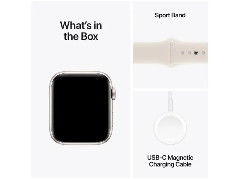 Смарт-годинник Apple Watch SE 2 GPS 40mm Starlight Aluminium Case w. Starlight Sport Band - S/M (MXEF3) - фото 7