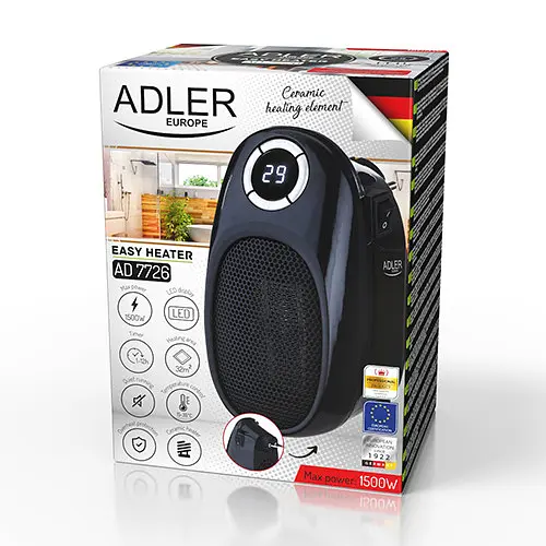 Тепловентилятор керамічний Adler AD 7726 - фото 10