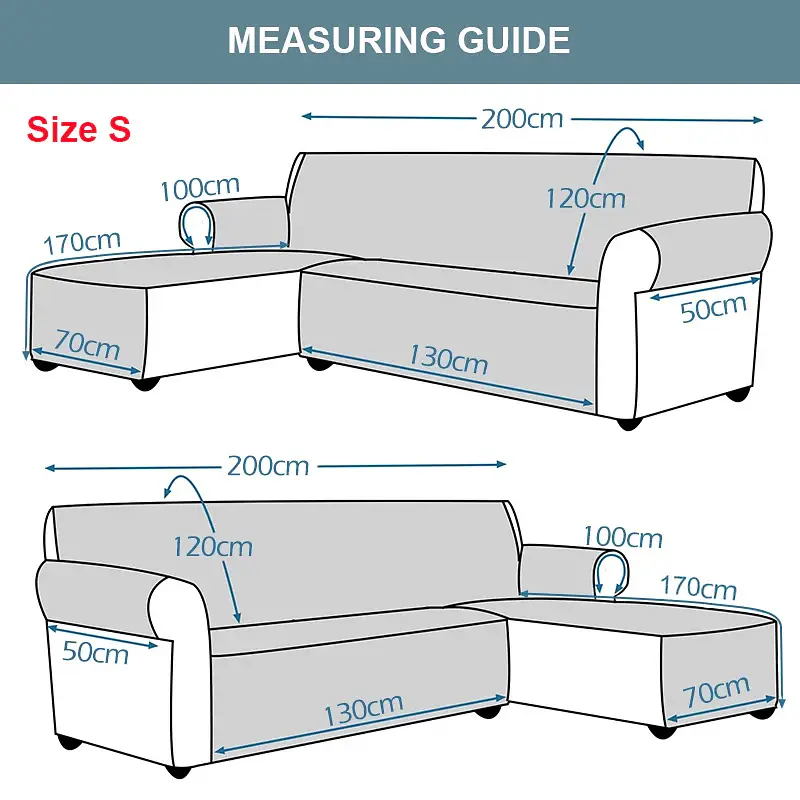 Високоякісний водонепроникний чохол на кутовий диван Modern Sofa Cover - фото 3