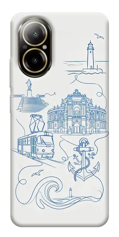 TPU чохол Demsky Southern pearl для Realme C67 4G