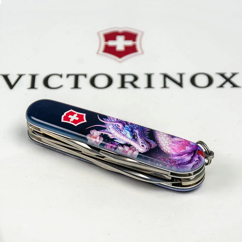 Ніж Victorinox Climber Zodiac 91мм 14функ Чарівний дракон - фото 6