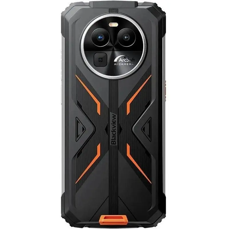 Смартфон Blackview BV8100 8 256GB NFC 8800 мАг чорно-жовтогарячий - фото 6