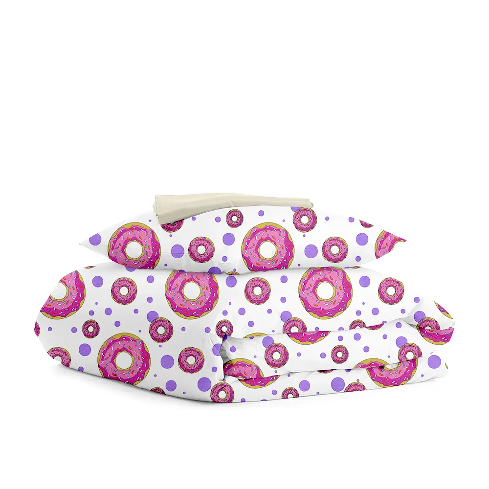 Дитяча постільна білизна в ліжечко SWEET DONUT BEIGE COSAS (4822052057582)
