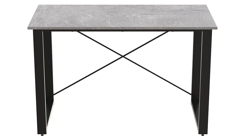 Письмовий стіл Ferrum-decor Драйв 750x1200x600 Чорний метал ДСП Бетон 16 мм (FRD-103114) - фото 4