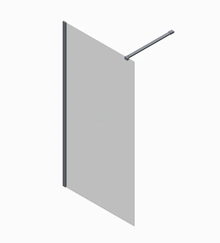 Душова перегородка Koer SR SP01-120x200-TR-01 Walk-In прозоре скло Easy Clean 8 мм, хром KR5394, прозоре, хром - фото 6