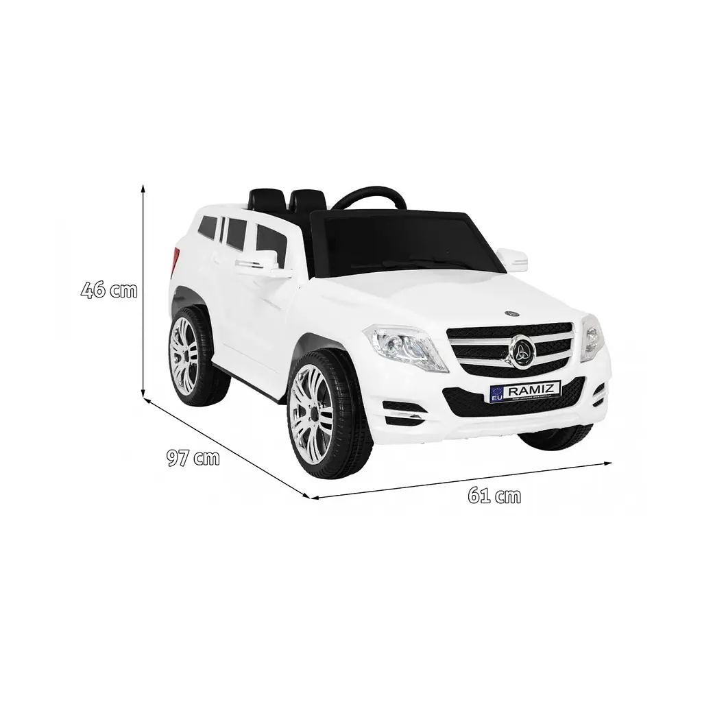 Электромобиль Ramiz City Rider 2х6 В, белый (PA.QY618.BIA) - фото 2