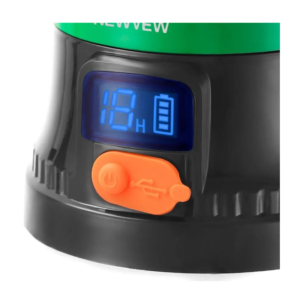 Ліхтар NEWVEW NV-E936 50W Solar Panel 2600mAh Green (NWVW-NV-E936-GN) - фото 4
