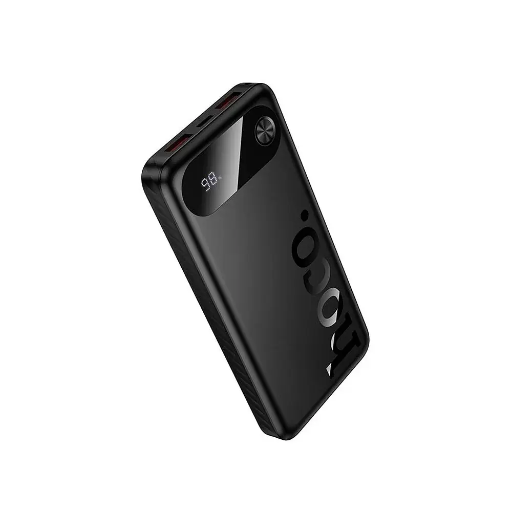 Універсальна мобільна батарея Hoco J154 Victorious 22.5W+PD20W fully compatible power bank 10 000mAh чорний 6942007660747 - фото 2