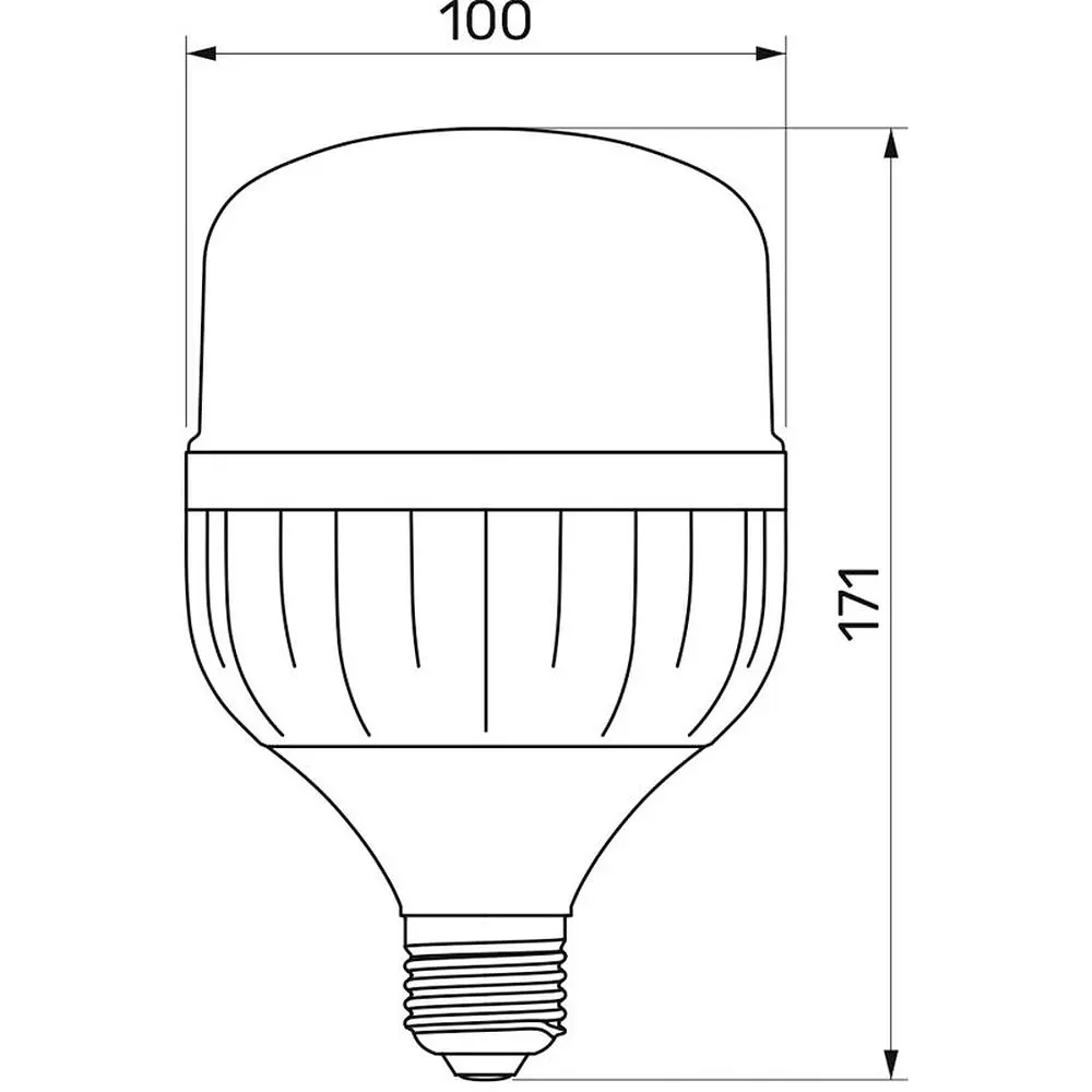 LED лампа Titanum A100 30W E27 6500К (TL-HA100-30276) - фото 3