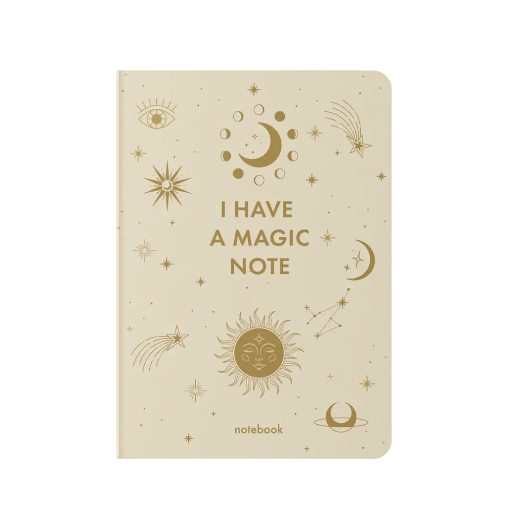 Блокнот "I have MAGIC plan" бежевий