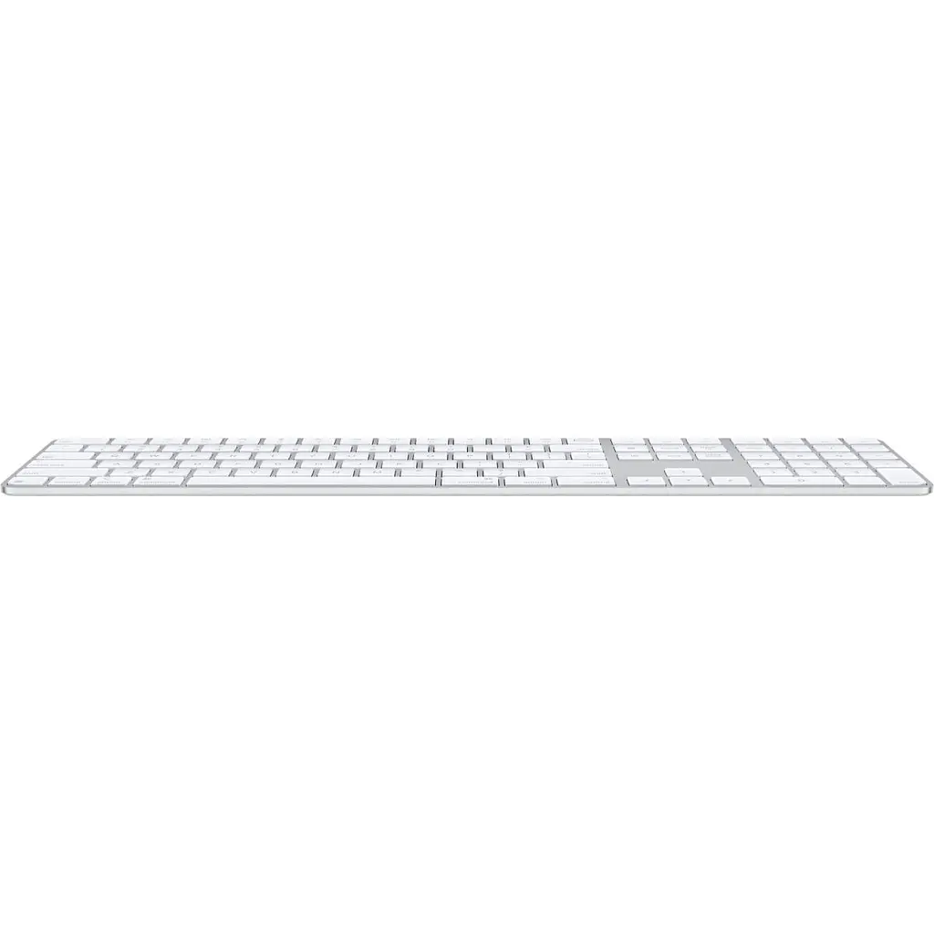Клавіатура Apple Magic Keyboard with Touch ID and Numeric Keypad White (MXK73) Box [122931] - фото 2