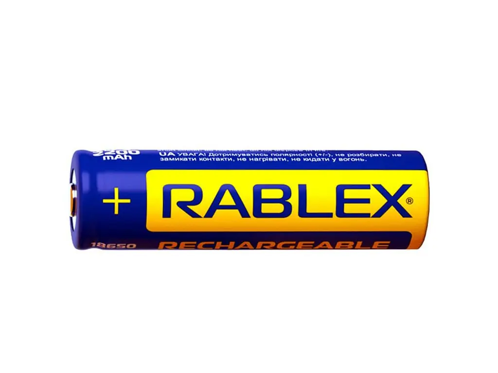Акумуляторна батарея Rablex 18650 3.7V 2200mAh - фото 4
