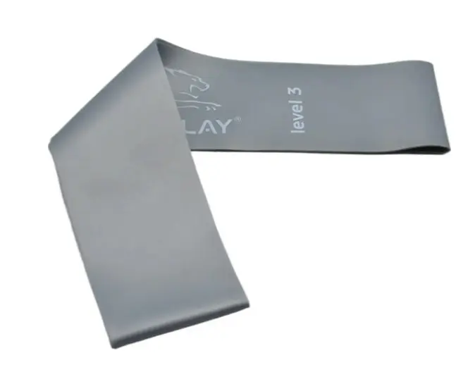 Гумка для фітнесу PowerPlay 4140 Level 3 Stretch Band (11-15 кг) Сіра (PP_4140_Grey) - фото 3