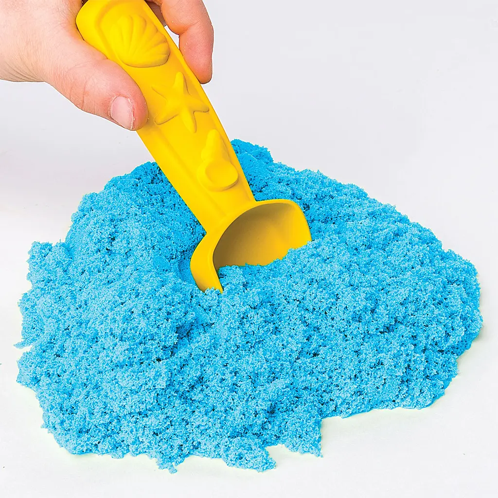 Набір кінетичного піску Kinetic Sand Замок З Піску, блакитний, 454 г (71402B) - фото 4