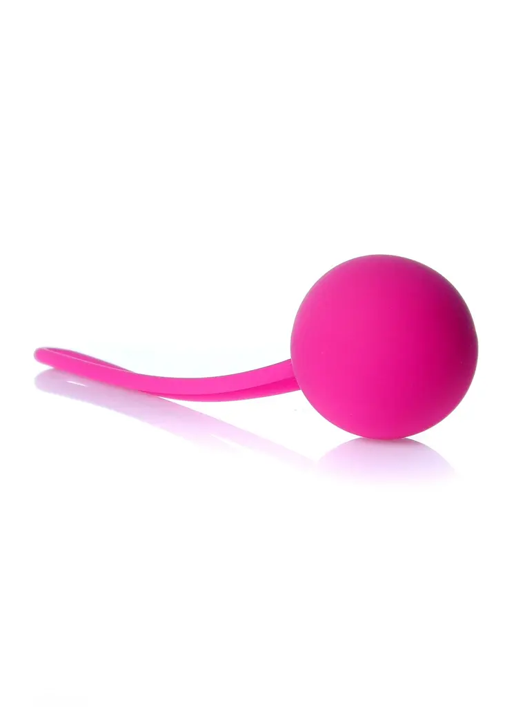 Вагінальна кулька Silicone Kegel Ball рожева - фото 2