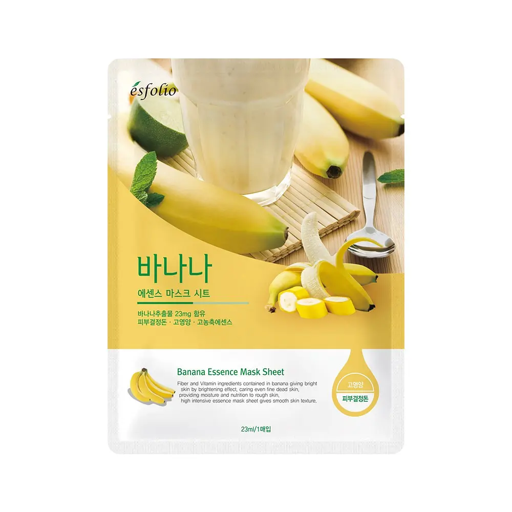 Маска тканинна для обличчя Esfolio Banana Essence Mask Sheet бананова